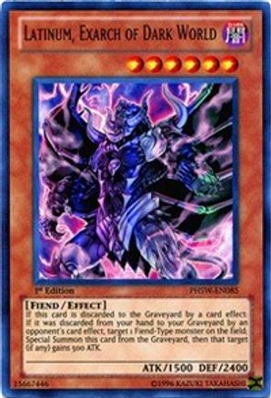 Latinum, Exarch of Dark World (PHSW-EN085) - Photon Shockwave Unlimited