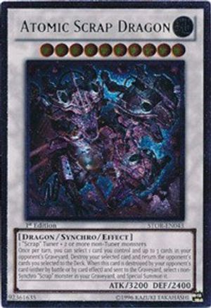 Atomic Scrap Dragon (UTR) (STOR-EN043) - Storm of Ragnarok Unlimited