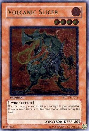 Volcanic Slicer (UTR) (FOTB-EN012) - Force of the Breaker 1st Edition