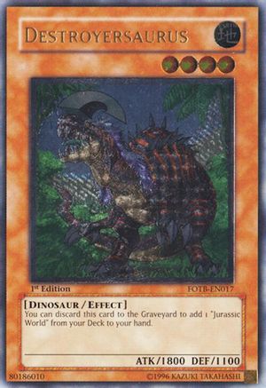 Destroyersaurus (UTR) (FOTB-EN017) - Force of the Breaker Unlimited