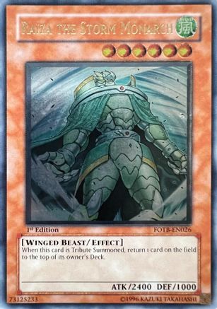 Raiza the Storm Monarch (UTR) (FOTB-EN026) - Force of the Breaker 1st Edition