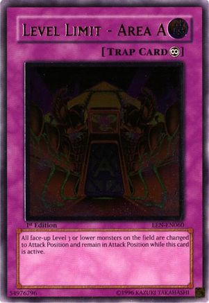 Level Limit - Area A (UTR) (EEN-EN060) - Elemental Energy Unlimited