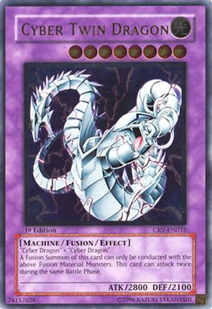 Cyber Twin Dragon (UTR) (CRV-EN035) - Cybernetic Revolution 1st Edition