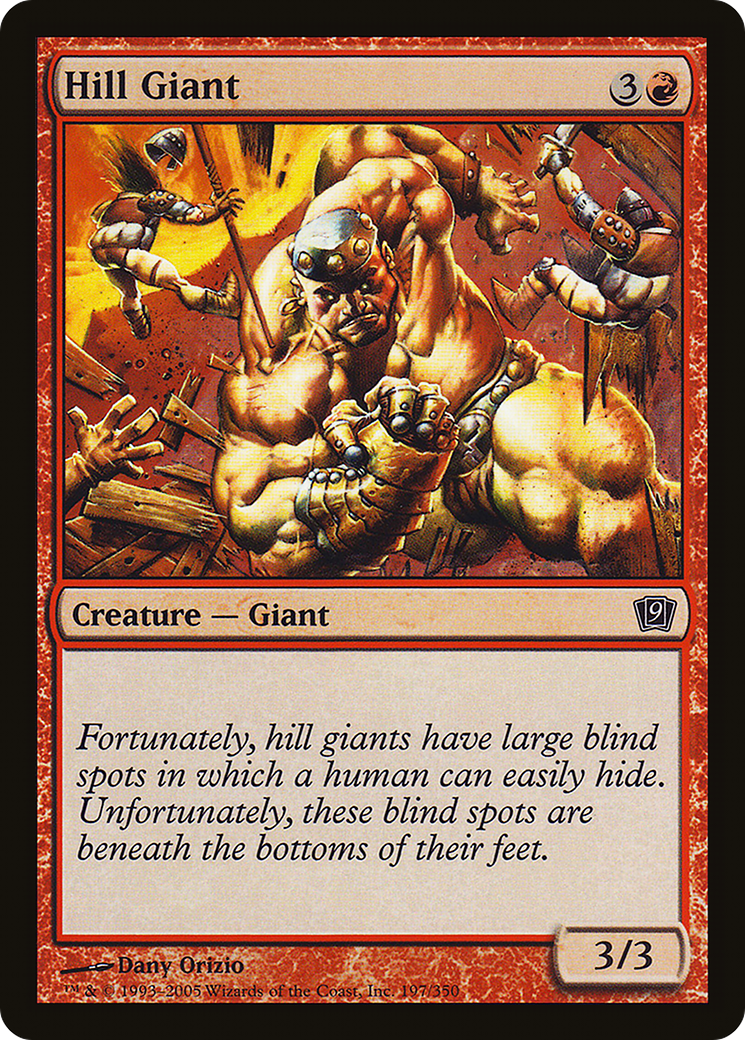 Hill Giant (9ED-197★) - 9th Edition Foil