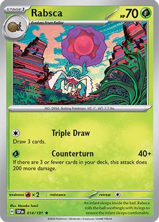 Rabsca 014/191 - Holofoil SV08 Surging Sparks - Rare
