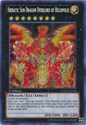 Hieratic Sun Dragon Overlord of Heliopolis (GAOV-EN048) - Galactic Overlord Unlimited
