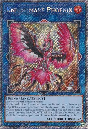 Knightmare Phoenix (Platinum Secret Rare) (RA03-EN042) - Quarter Century Bonanza 1st Edition