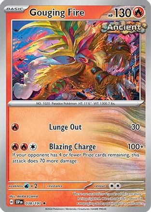 Gouging Fire 038/191 Deck Exclusives - Rare