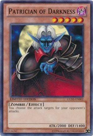Patrician of Darkness (GLD5-EN002) - Gold Series: Haunted Mine Limited