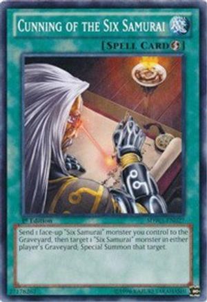 Cunning of the Six Samurai (SDWA-EN027) - Structure Deck: Samurai Warlords 1st Edition