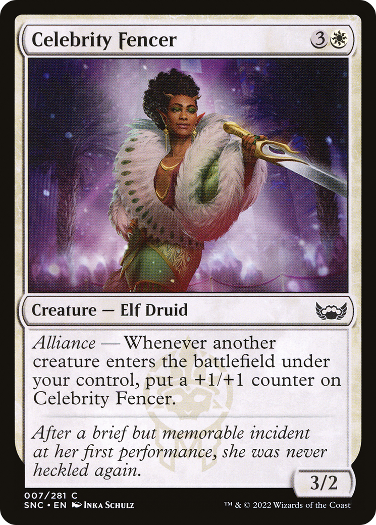 Celebrity Fencer (SNC-007) - Streets of New Capenna Foil