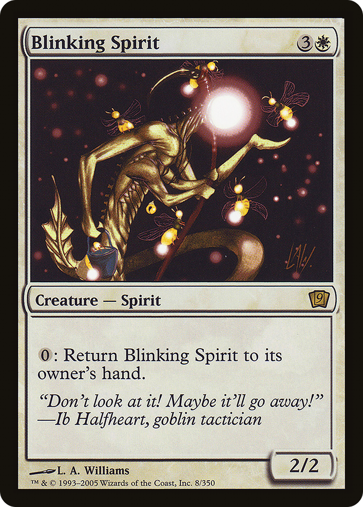 Blinking Spirit (9ED-08★) - 9th Edition Foil