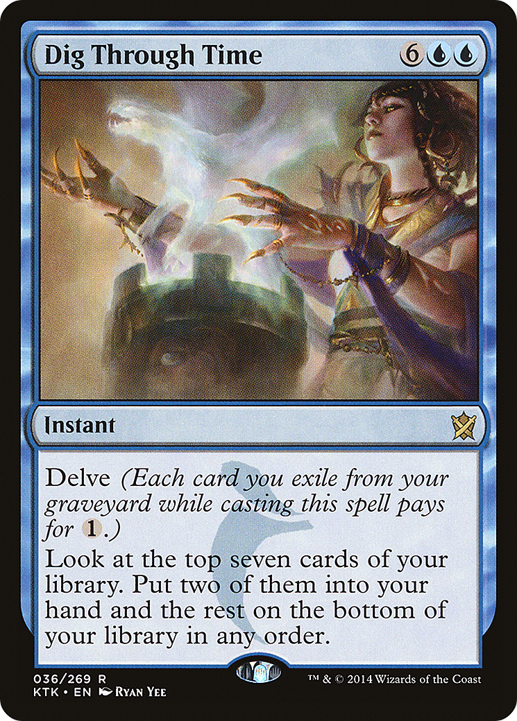 Dig Through Time (KTK-036) - Khans of Tarkir Foil