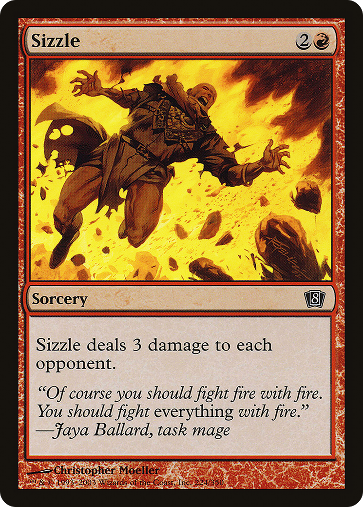 Sizzle (8ED-224★) - 8th Edition