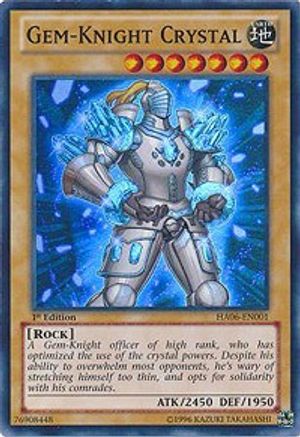 Gem-Knight Crystal (HA06-EN001) - Hidden Arsenal 6: Omega Xyz Unlimited