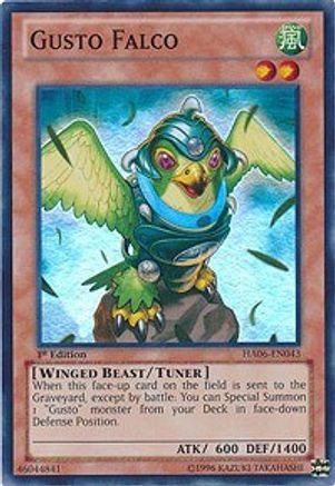 Gusto Falco (HA06-EN043) - Hidden Arsenal 6: Omega Xyz 1st Edition