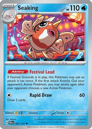 Seaking 021/131 SV Prismatic Evolutions - Uncommon