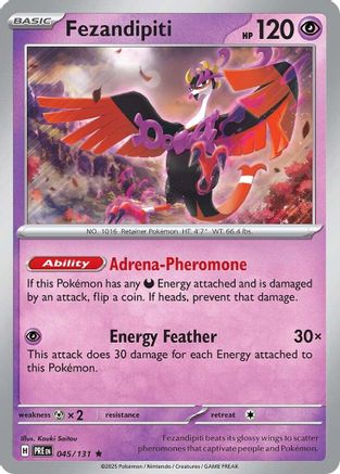 Fezandipiti 045/131 - Reverse Holofoil SV Prismatic Evolutions - Rare