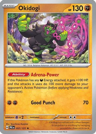 Okidogi 057/131 - Holofoil SV Prismatic Evolutions - Rare