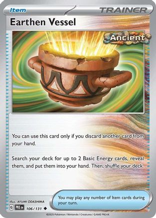 Earthen Vessel 106/131 - Reverse Holofoil SV Prismatic Evolutions - Uncommon