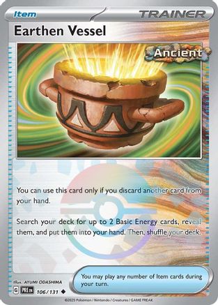 Earthen Vessel (Poke Ball Pattern) 106/131 - Holofoil SV Prismatic Evolutions - Uncommon
