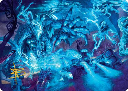 The Speed Demon Art Card (Gold-Stamped Signature) (AADFT-018) - Art Series: Aetherdrift