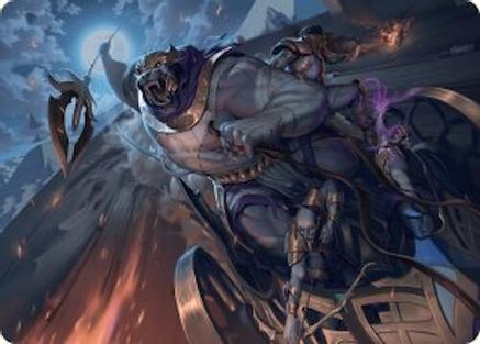 Zahur, Glory's Past Art Card (AADFT-010) - Art Series: Aetherdrift