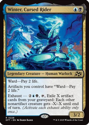 Winter, Cursed Rider (PRE-228) - Prerelease Cards Foil