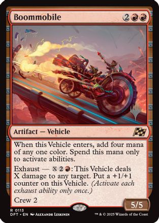 Boommobile (PPDFT-113) - Promo Pack: Aetherdrift Foil