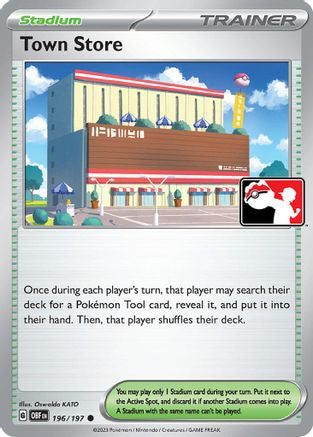 Town Store 196/197 - Holofoil Prize Pack Series Cards - Common