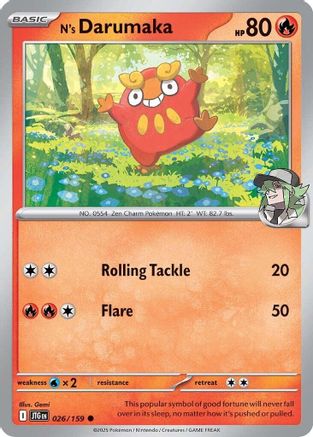 N's Darumaka 026/159 SV09 Journey Together - Common