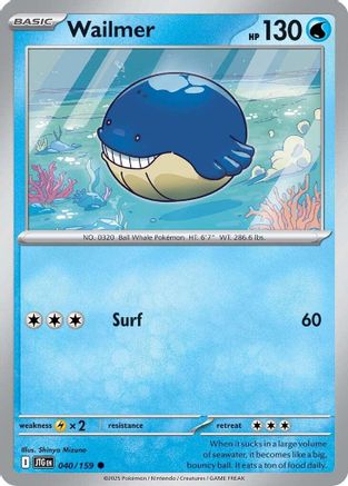 Wailmer 040/159 SV09 Journey Together - Common