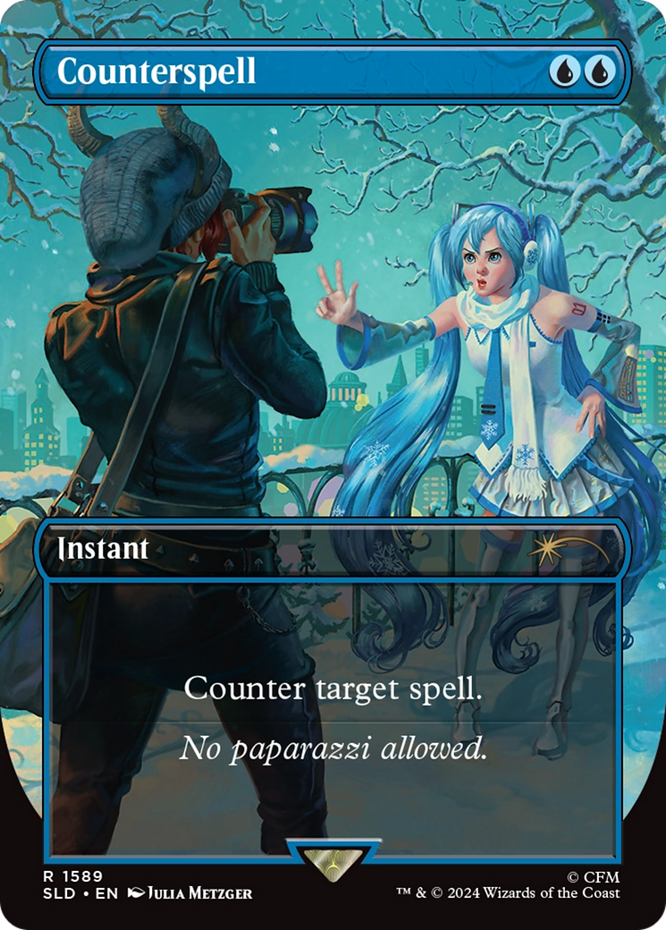 Counterspell (SLD-1589) - Secret Lair Drop (Borderless)