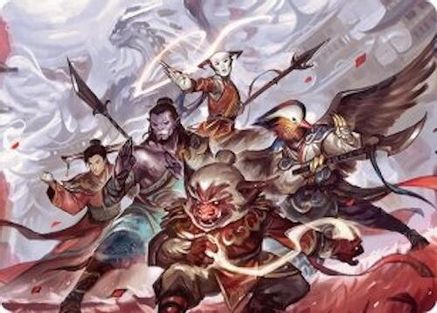 Will of the Jeskai Art Card (54/54) (AATDM-054) - Art Series: Tarkir: Dragonstorm