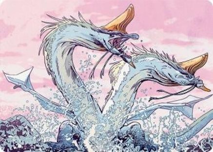 Twinmaw Stormbrood Art Card (39/54) (AATDM-039) - Art Series: Tarkir: Dragonstorm