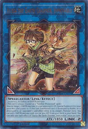 Aussa the Earth Charmer, Immovable (UR) (RA04-EN078) - Quarter Century Stampede 1st Edition