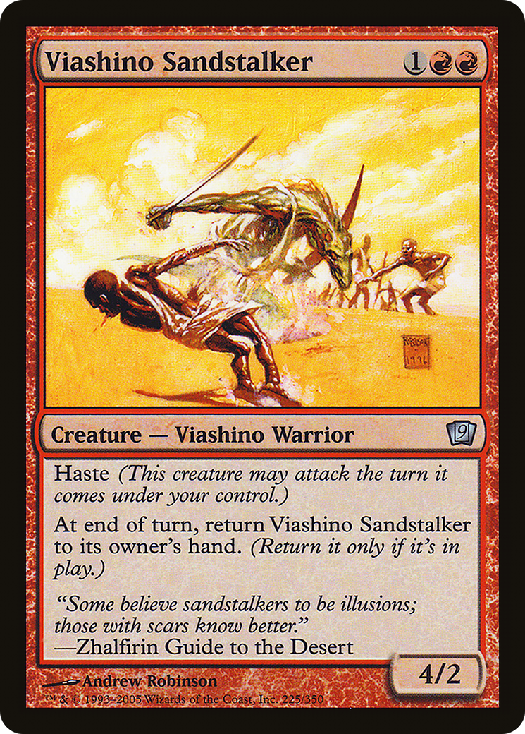 Viashino Sandstalker (9ED-225★) - 9th Edition Foil