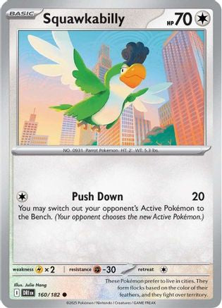 Squawkabilly 160/182 SV10 Destined Rivals - Common