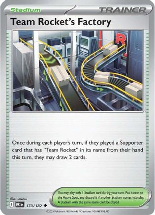 Team Rocket's Factory 173/182 SV10 Destined Rivals - Uncommon