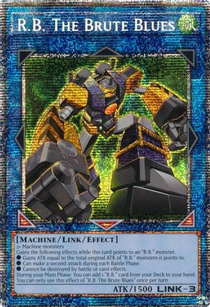 R.B. The Brute Blues (Starlight Rare) (DUAD-EN094) - Duelist's Advance 1st Edition