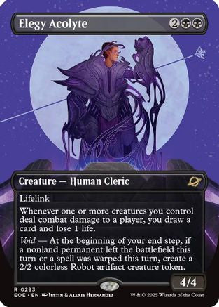 Elegy Acolyte (Borderless) (EOE-293) - Edge of Eternities