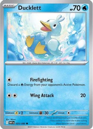 Ducklett 025/086 SV White Flare - Common