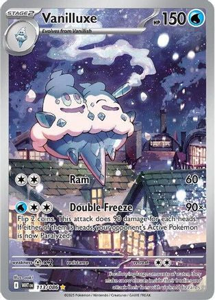 Vanilluxe 113/086 - Holofoil SV White Flare - Illustration Rare