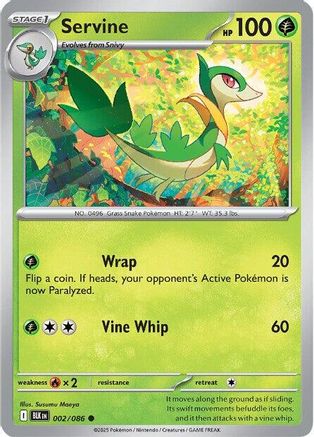 Servine 002/086 SV Black Bolt - Common