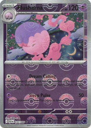 Musharna (Poke Ball Pattern) 036/086 - Holofoil SV Black Bolt - Uncommon
