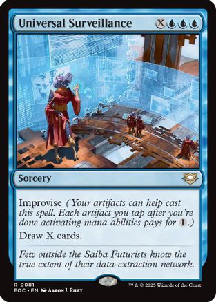 Universal Surveillance (EOC-081) - Commander: Edge of Eternities
