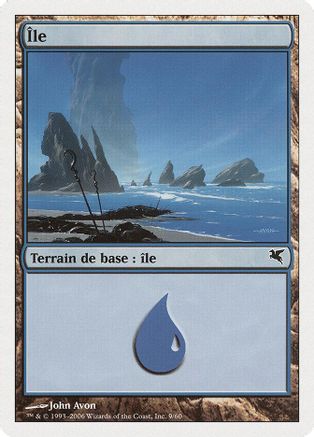Island (French) - "Ile" (H9) (PSAL-0H9) - Magic Encyclopedia 2005 (Salvat/Hachette)