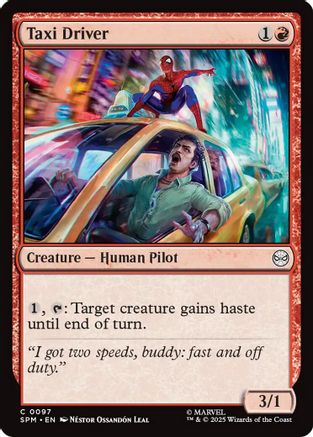 Taxi Driver (SPM-097) - Marvel's Spider-Man Foil