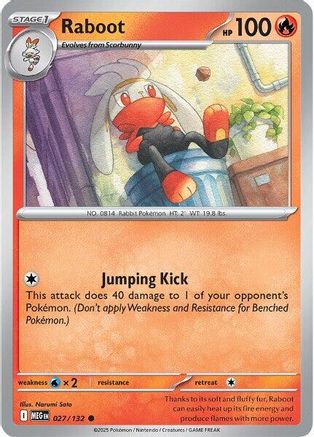 Raboot 027/132 ME01 Mega Evolution - Common
