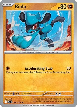 Riolu 076/132 ME01 Mega Evolution - Common